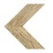 Ekena Millwork 11"W x 12"H x 3/4"D Vintage Farmhouse 3 1/2" Chevron, Barnwood Decor Collection, Chalk Dust White DECR11X12X075CHVWH - alternate 1